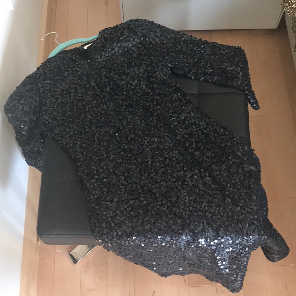 black sparkly party dress